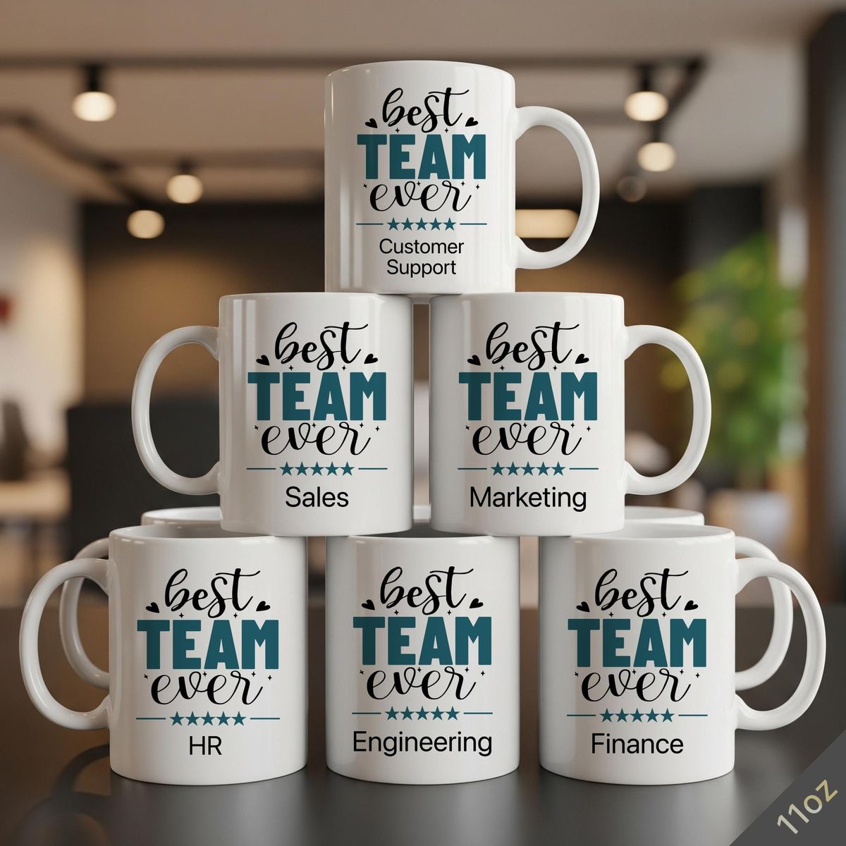 Branded mugs